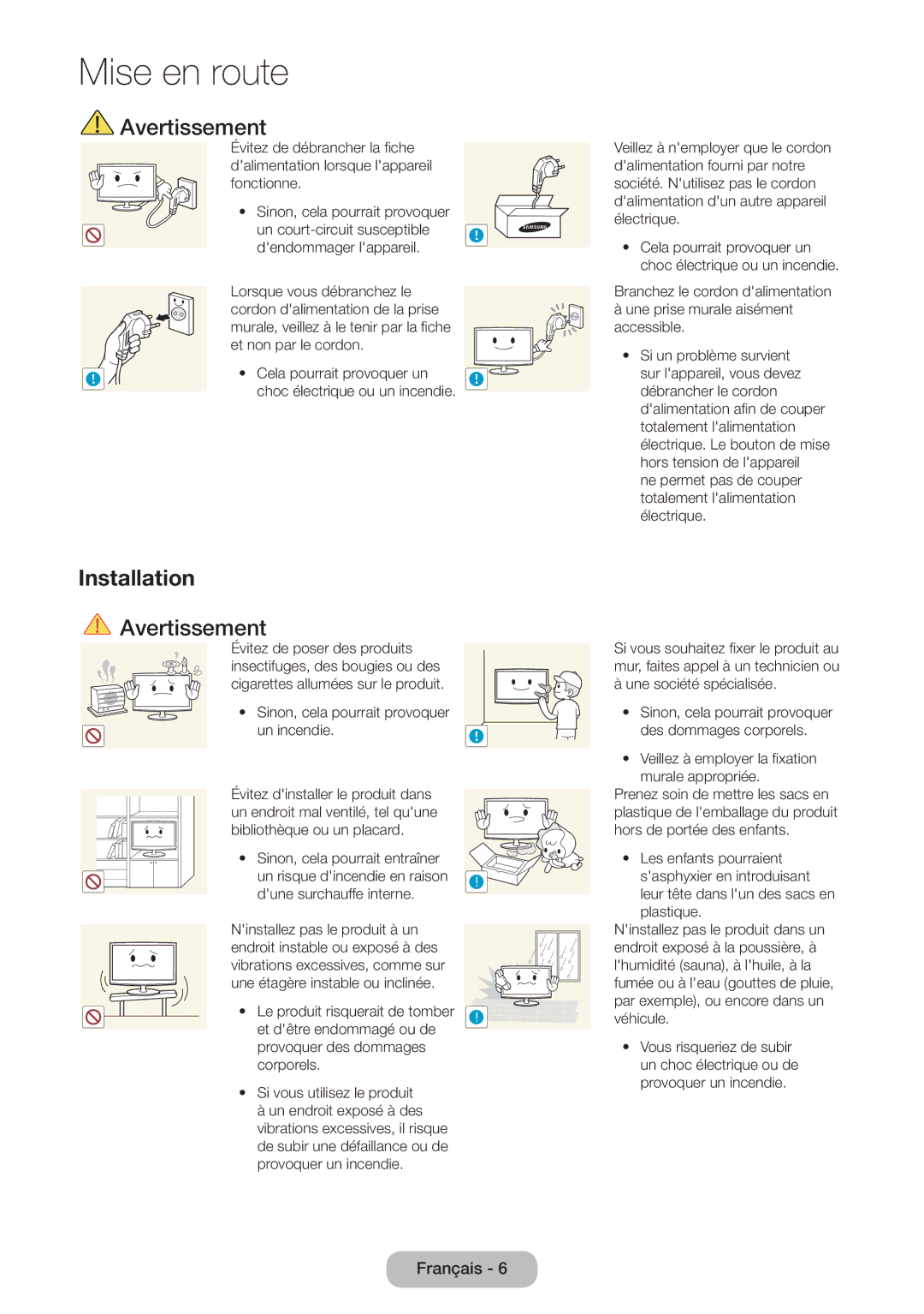 Samsung LT27B550EW/EN, LT23B550EW/EN manual Installation, Une société spécialisée 