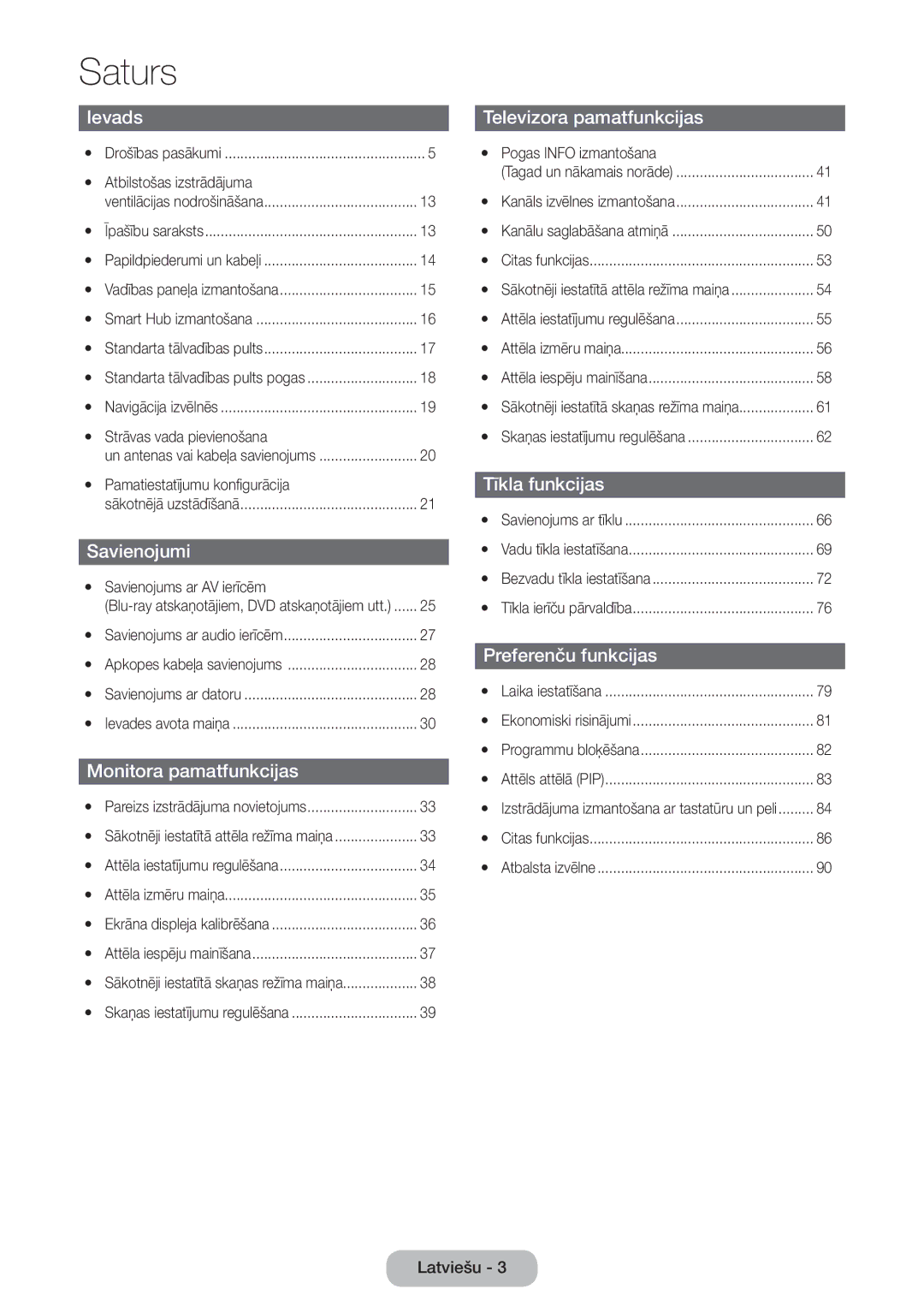 Samsung LT27B750EW/EN manual Atbilstošas izstrādājuma, Strāvas vada pievienošana, Pamatiestatījumu konfigurācija 