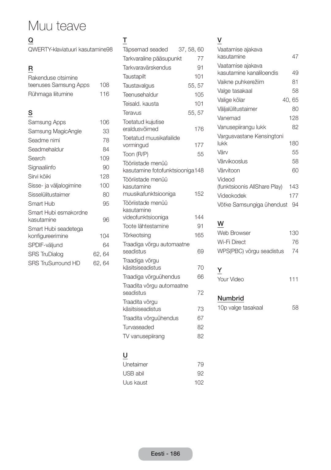 Samsung LT27B750EW/EN manual Numbrid 