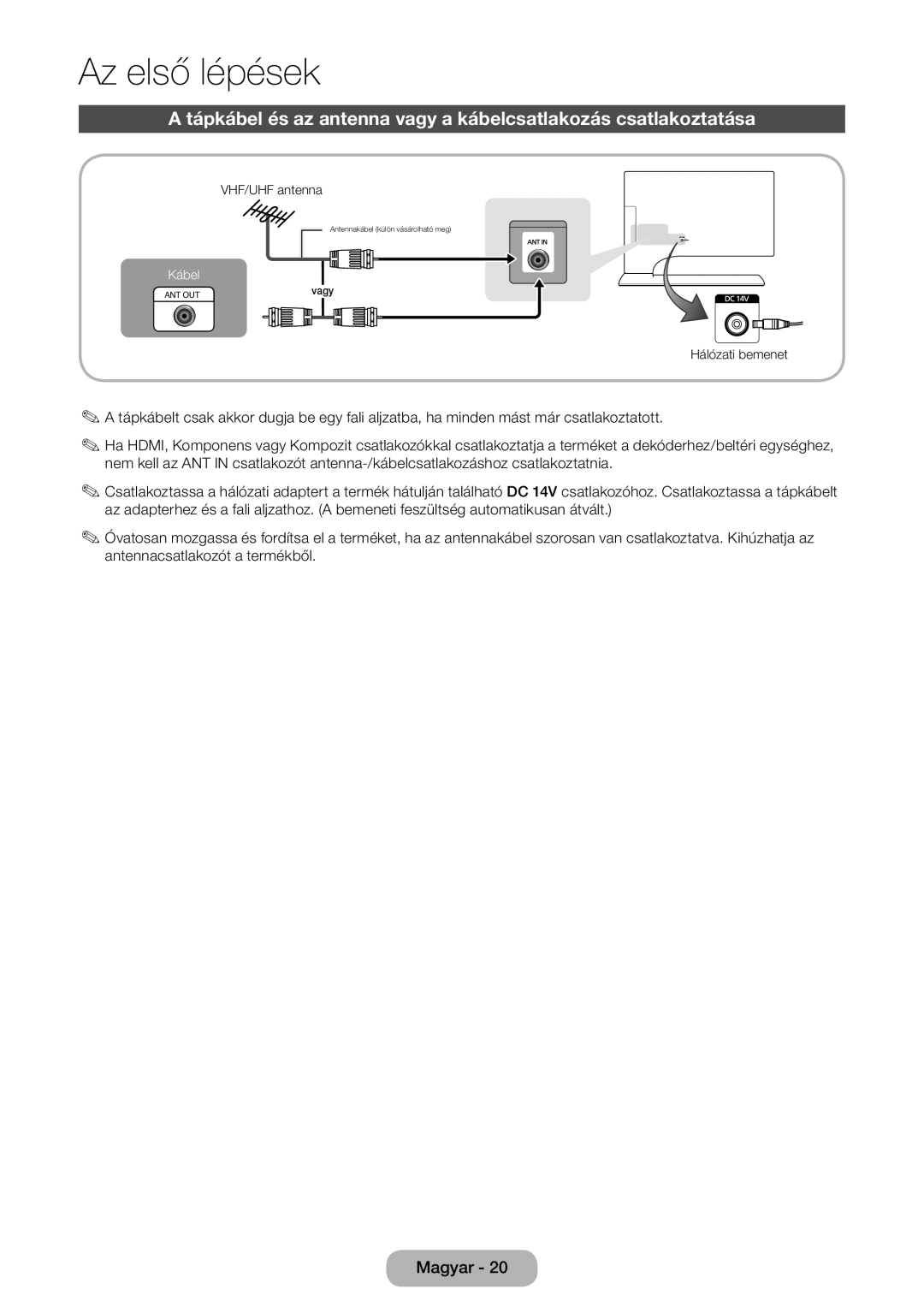 Samsung LT27B750EW/EN, LT27B750EWV/EN, LT24B750EW/EN, LT24B750EX/XE, LT27B750EX/XE, LT24B750EX/EN manual Kábel 