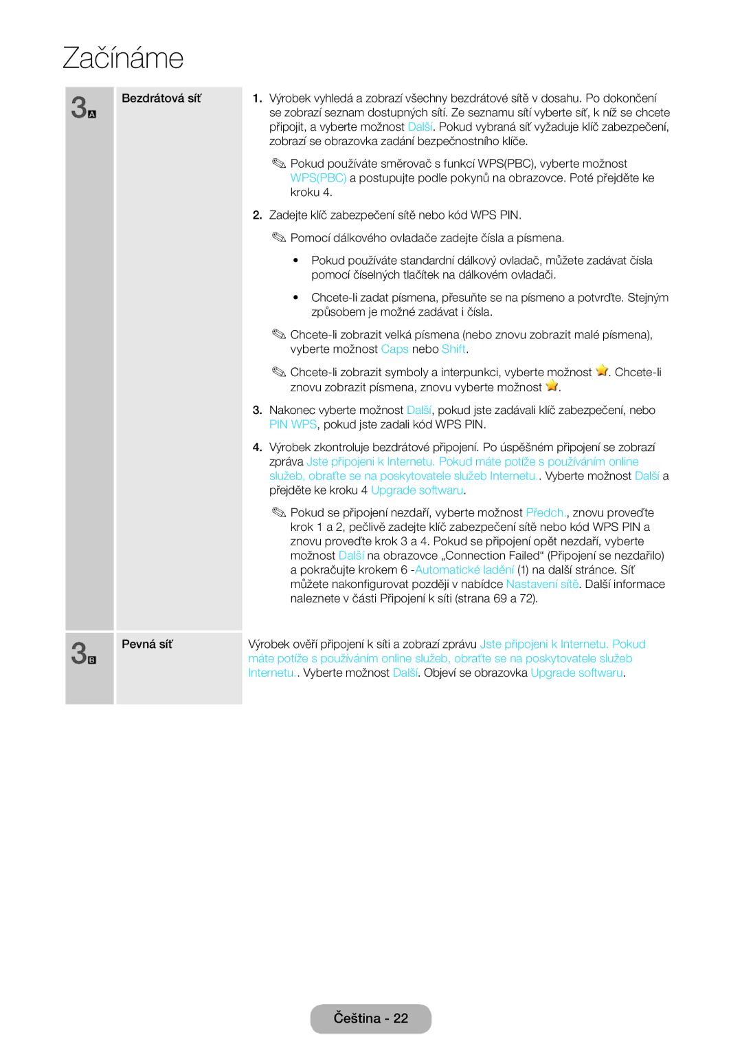 Samsung LT24B750EW/EN, LT27B750EWV/EN, LT27B750EW/EN manual Zobrazí se obrazovka zadání bezpečnostního klíče 