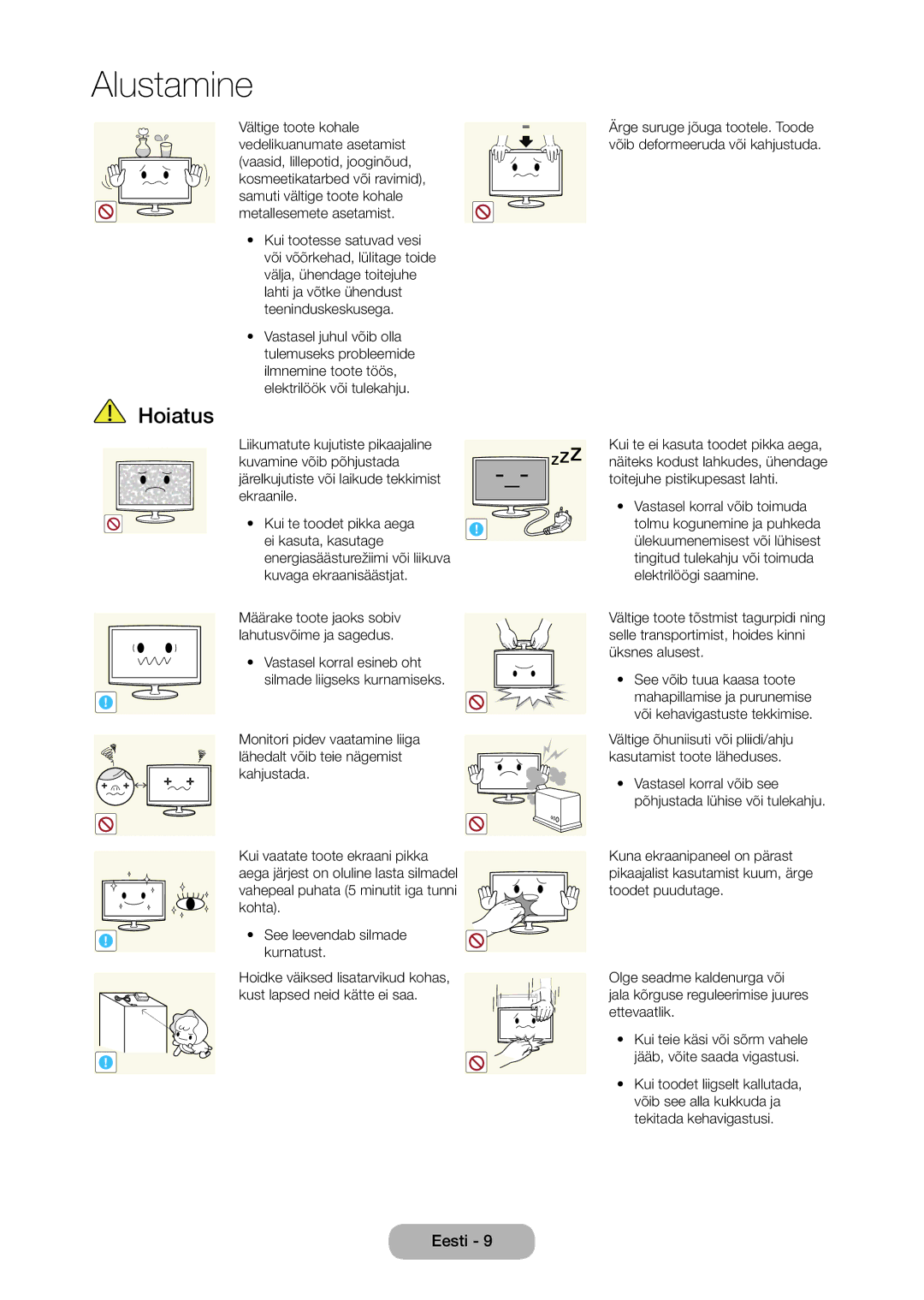 Samsung LT27C350EW/EN manual Kurnatust 