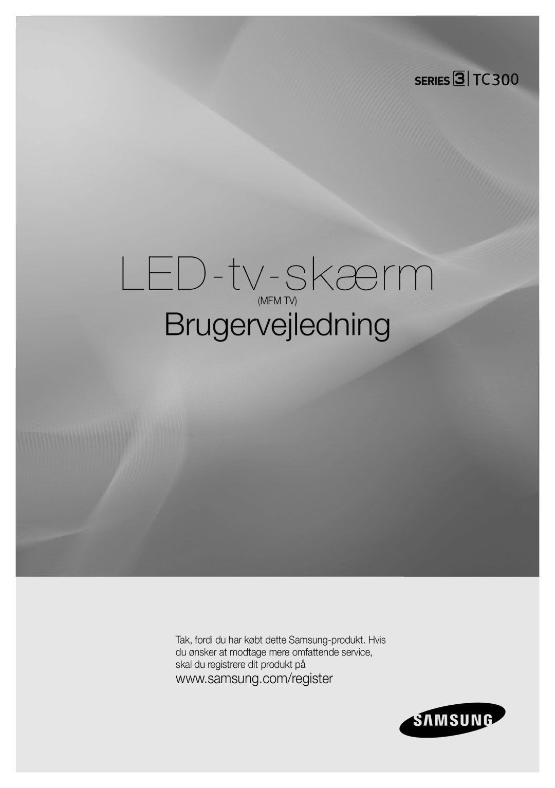 Samsung LT24C300EW/XE, LT27C370EW/XE, LT22C300EW/XE manual LED-tv-skærm 