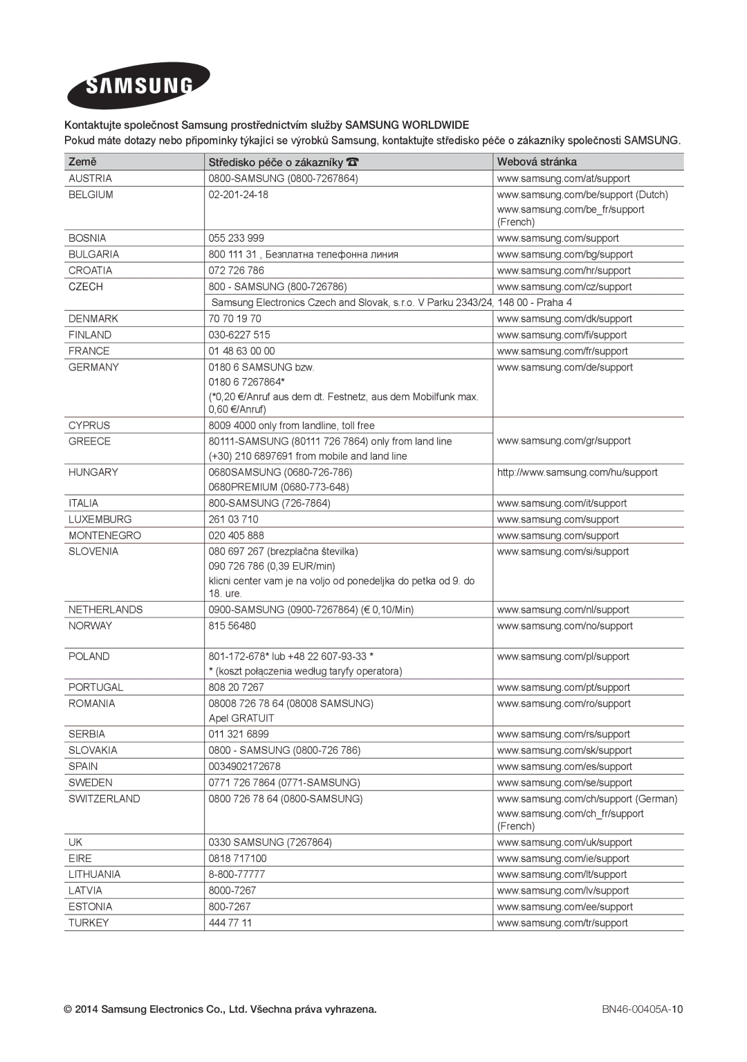 Samsung LT27D390EW/EN, LT24D391EW/EN, LT24D590EW/EN, LT22D390EW/EN, LT22D390EWB/EN, LT24D390EW/EN, LT27D590EW/EN manual Austria 