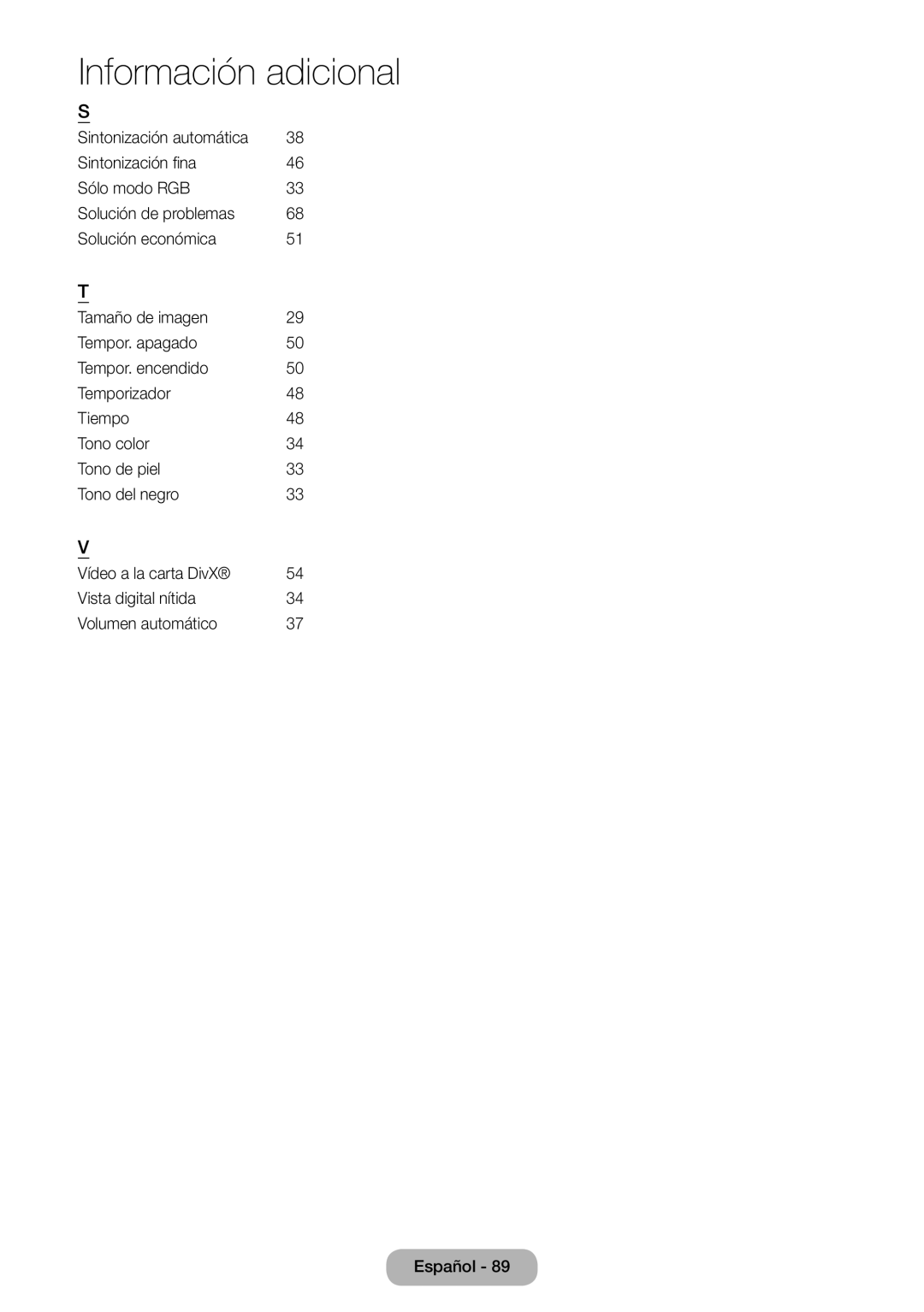 Samsung LT27D590EW/EN, LT27D390EW/EN, LT24D391EW/EN, LT24D590EW/EN, LT22D390EW/EN, LT24D390EW/EN manual Sintonización automática 