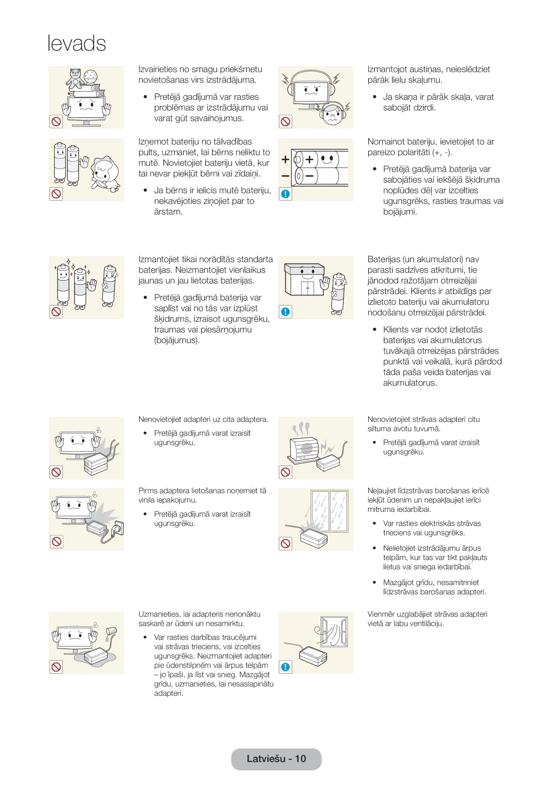 Samsung LT24D390EW/EN, LT27D390EW/EN, LT24D391EW/EN, LT24D590EW/EN, LT22D390EW/EN, LT27D590EW/EN manual Ievads 