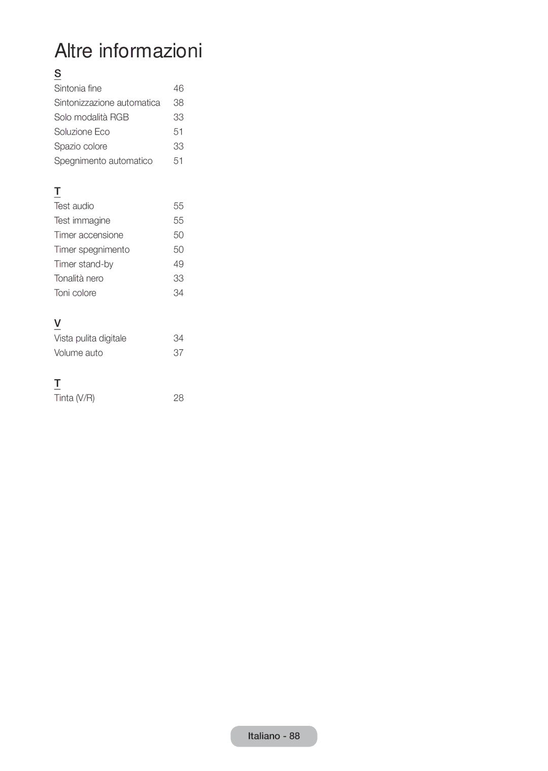 Samsung LT28C570EW/EN manual Sintonia fine 