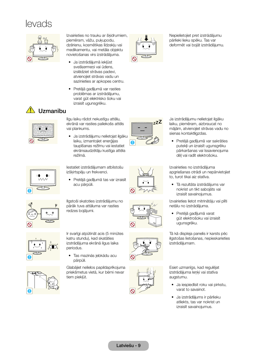 Samsung LT28C570EW/EN manual Pārpūli 