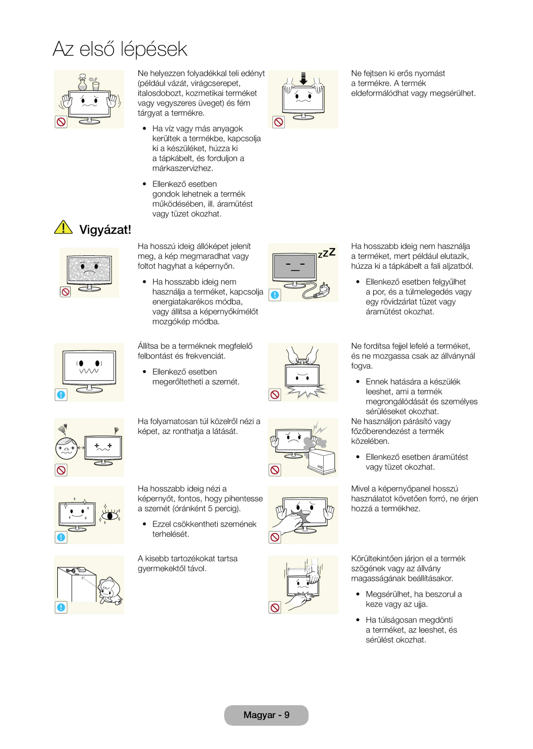 Samsung LT28C570EW/EN manual Állítsa be a terméknek megfelelő felbontást és frekvenciát 