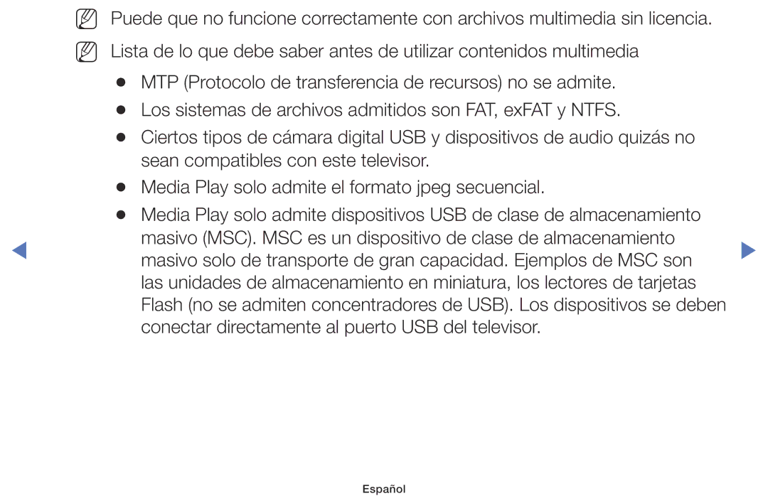 Samsung LT28D310ES/EN manual Conectar directamente al puerto USB del televisor 