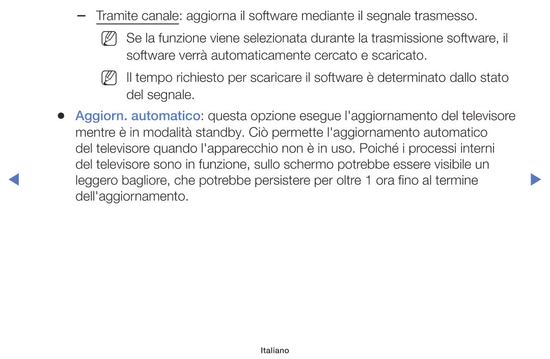 Samsung LT32E316EX/EN, LT28E316EX/EN, LT28E310EX/EN, LT32E310EX/EN manual Software verrà automaticamente cercato e scaricato 