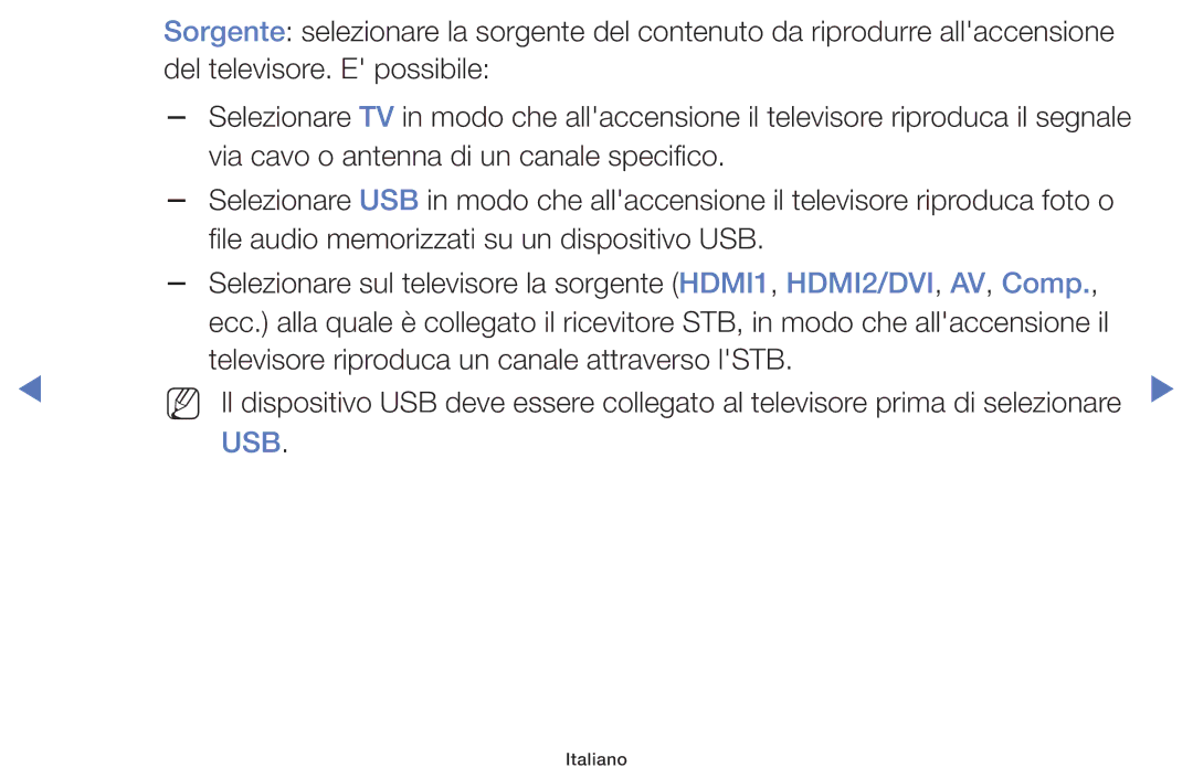 Samsung LT28E310EX/EN, LT28E316EX/EN, LT32E316EX/EN, LT32E310EX/EN, LT24E310EX/EN manual Italiano 