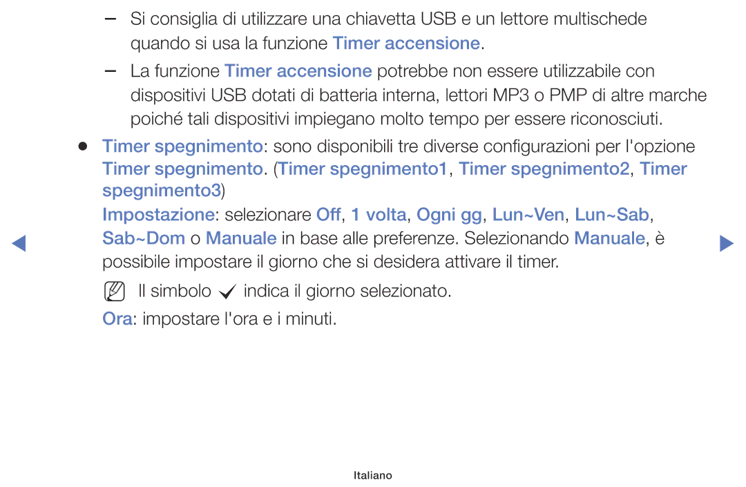 Samsung LT28E316EX/EN, LT32E316EX/EN, LT28E310EX/EN, LT32E310EX/EN, LT24E310EX/EN manual Italiano 