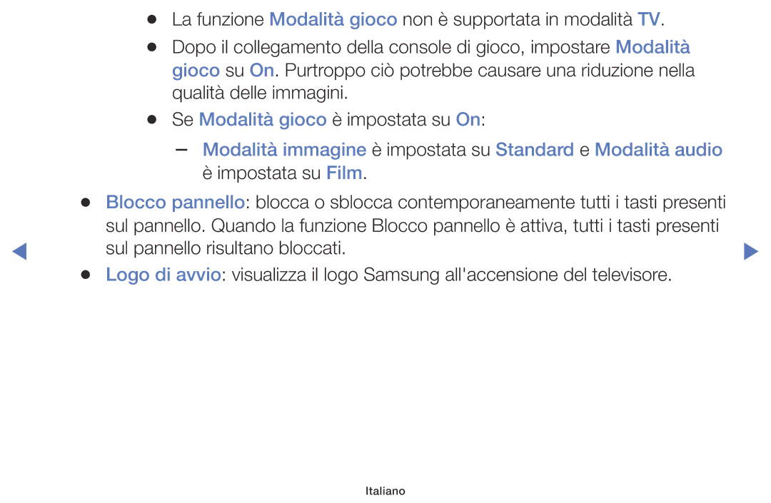 Samsung LT28E316EX/EN, LT32E316EX/EN manual Modalità immagine è impostata su Standard e Modalità audio, Impostata su Film 