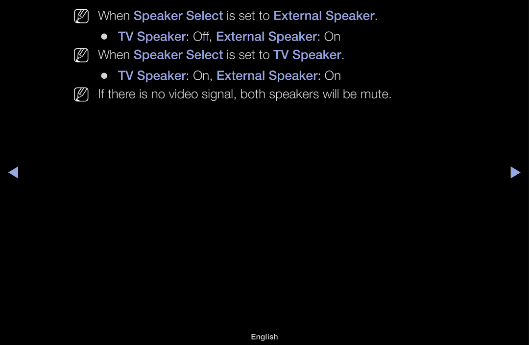 Samsung LT31D310EW/XU, LT31D310EW/EN, LT31D310EX/EN manual If there is no video signal, both speakers will be mute 