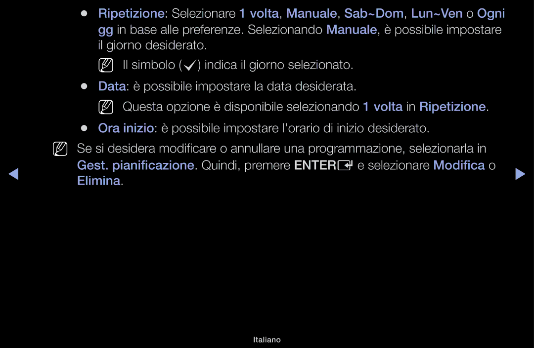 Samsung LT31D310EX/EN, LT31D310EW/EN manual Italiano 