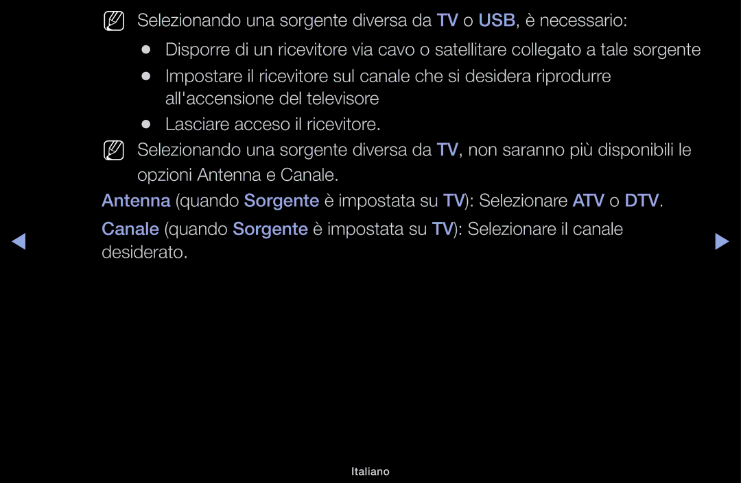 Samsung LT31D310EX/EN, LT31D310EW/EN manual Italiano 