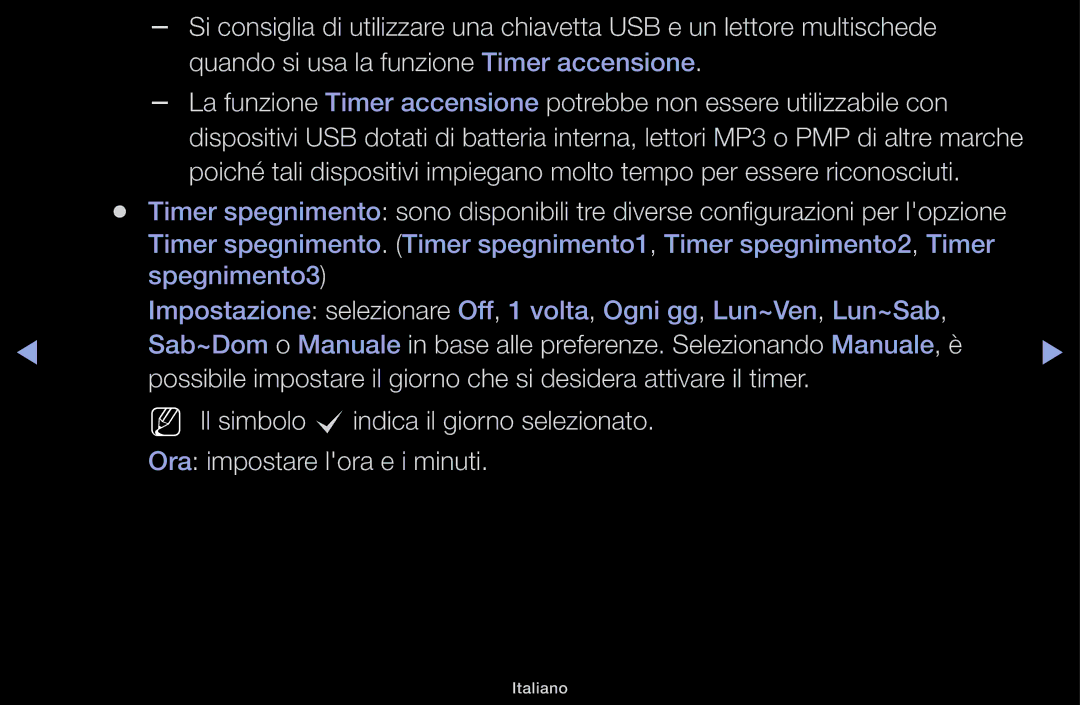 Samsung LT31D310EX/EN, LT31D310EW/EN manual Italiano 