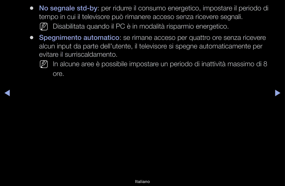 Samsung LT31D310EX/EN, LT31D310EW/EN manual Italiano 