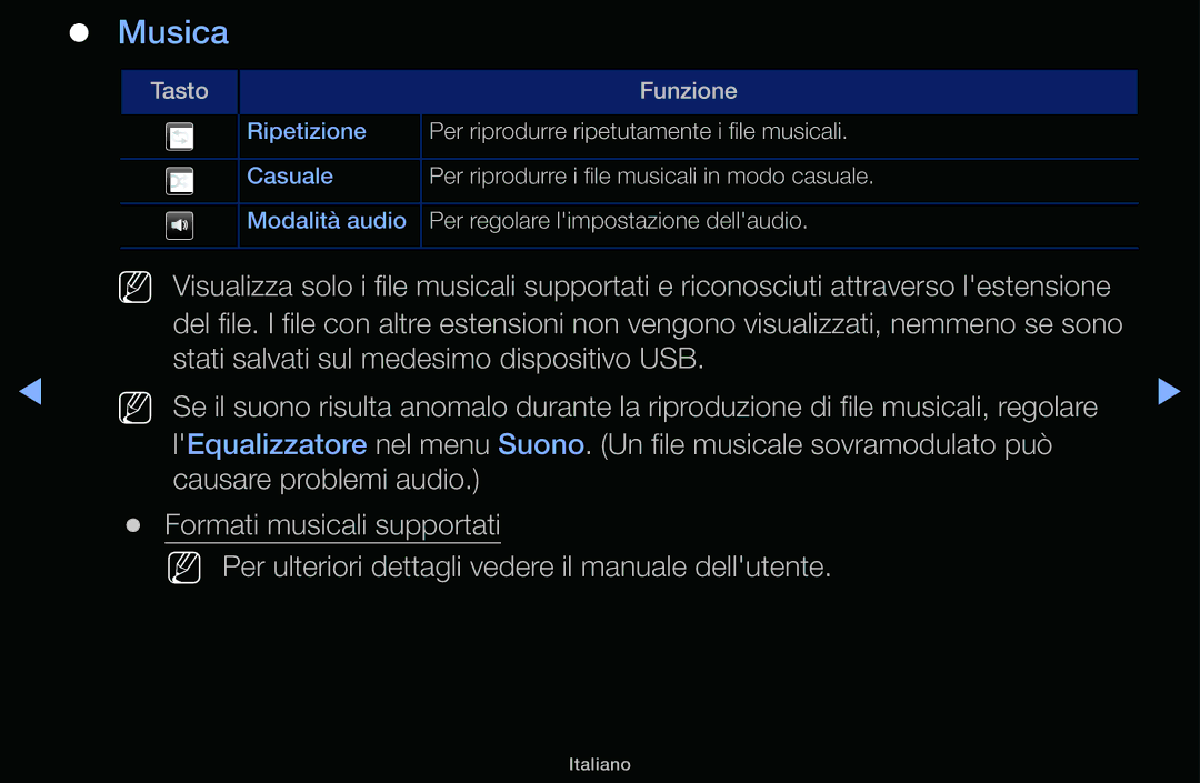 Samsung LT31D310EX/EN, LT31D310EW/EN manual Musica 