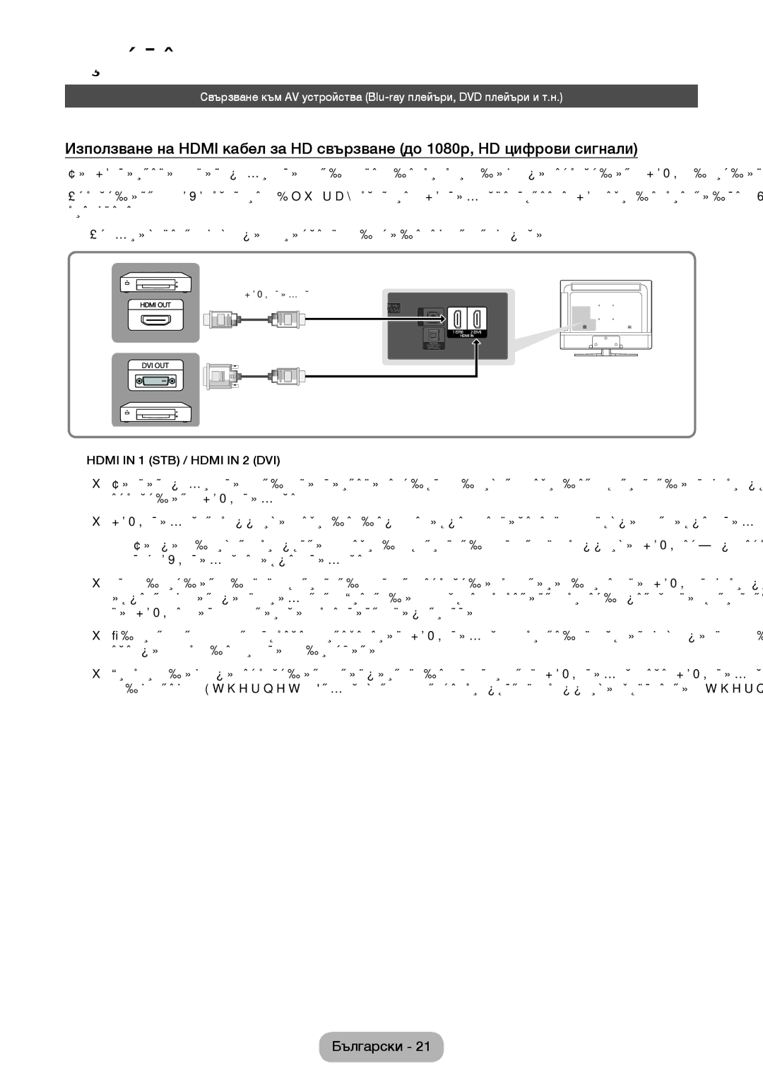 Samsung LT28E310EXQ/EN, LT32E310EXQ/EN, LT32E310EW/EN, LT28E310EW/EN, LT24E310EW/EN, LT24E310EX/EN manual Връзки 