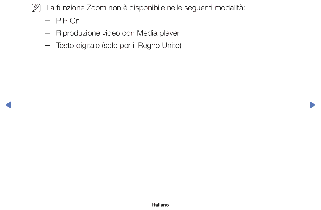 Samsung LT32E319EI/EN manual Italiano 