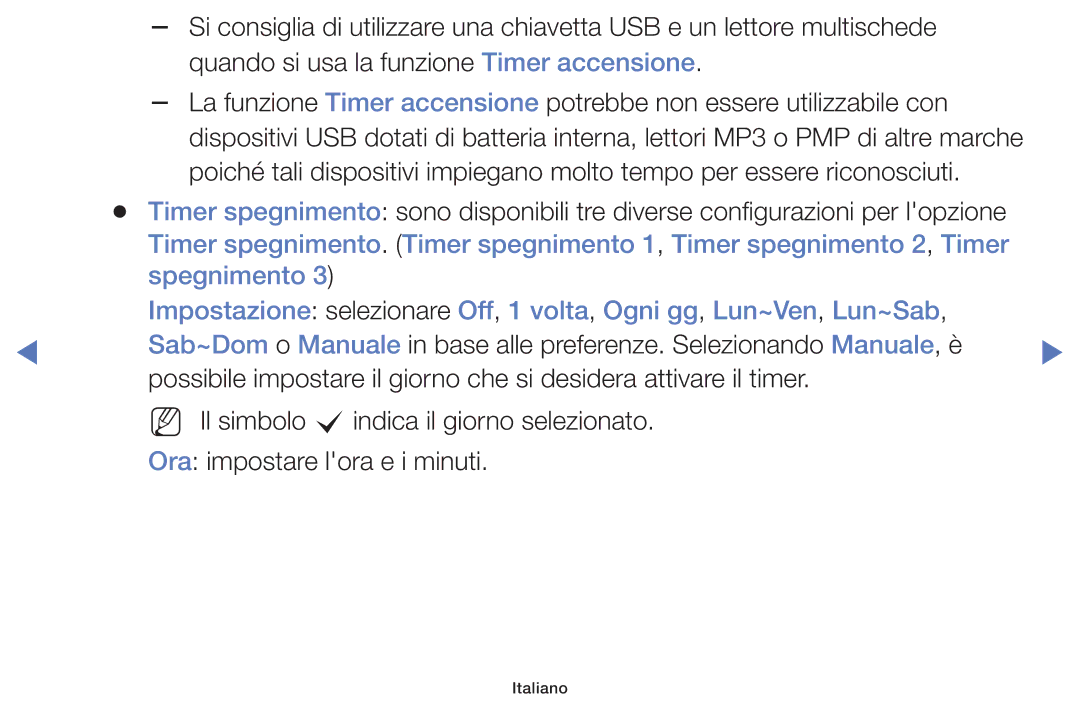 Samsung LT32E319EI/EN manual Italiano 