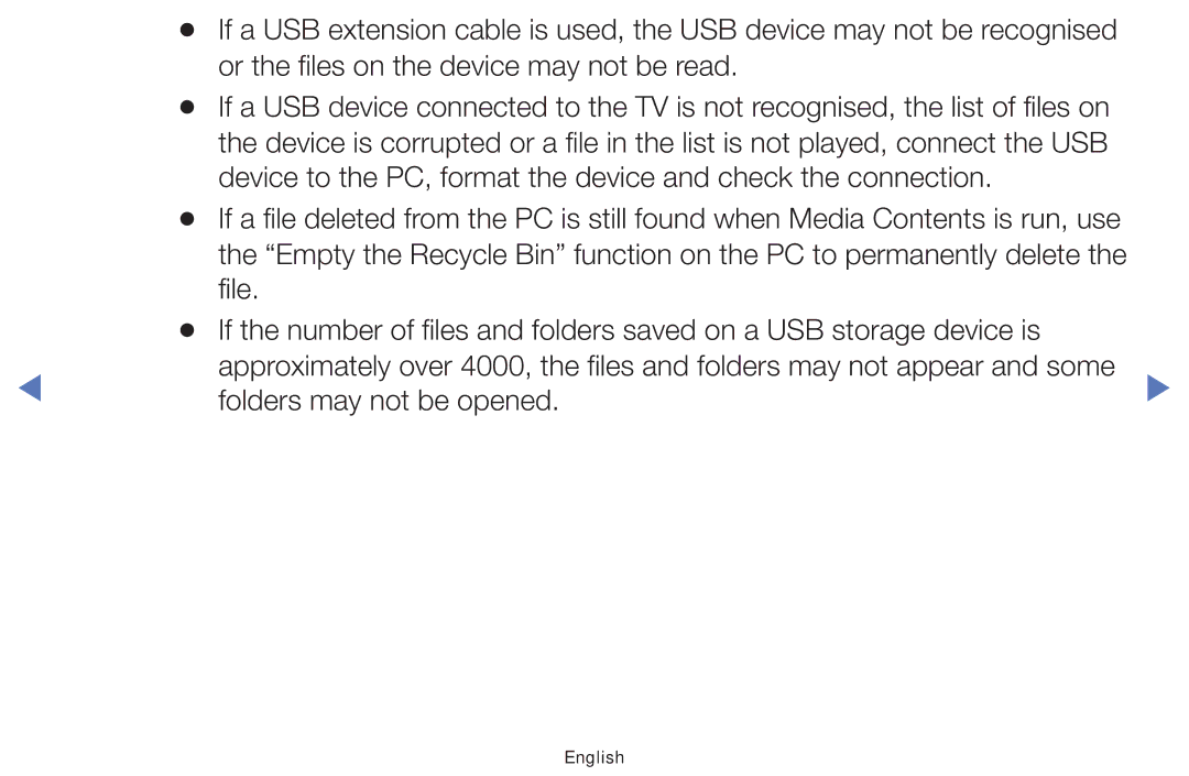 Samsung LT32E319EI/EN manual Device to the PC, format the device and check the connection 