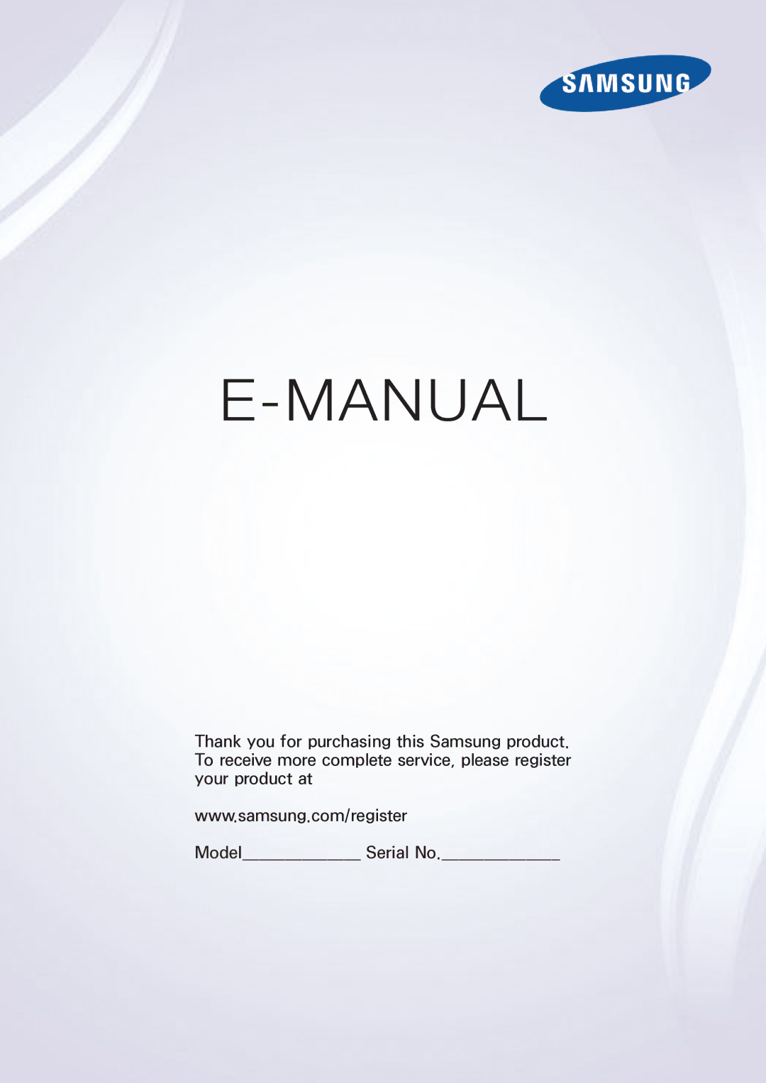 Samsung LT32E390SX/XU manual Manual 