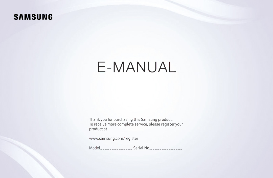 Samsung LT32H390FEVXEN manual Manual 