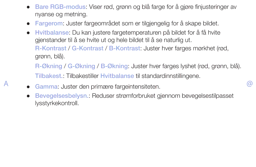 Samsung LT32H390FEVXXC manual Norsk 