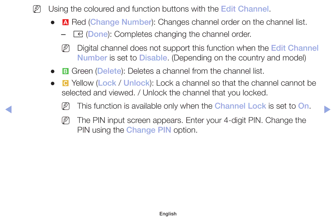 Samsung LT32H390FEVXXC manual English 