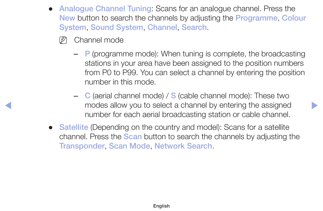 Samsung LT32H390FEVXXC manual English 