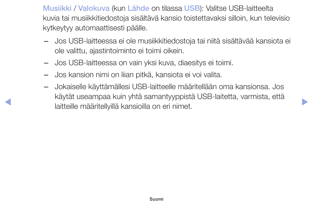 Samsung LT32H390FEVXXC manual Suomi 