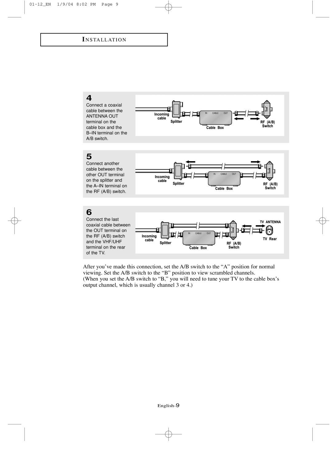 Samsung LT-P2035, LTN1735 manual English-9 