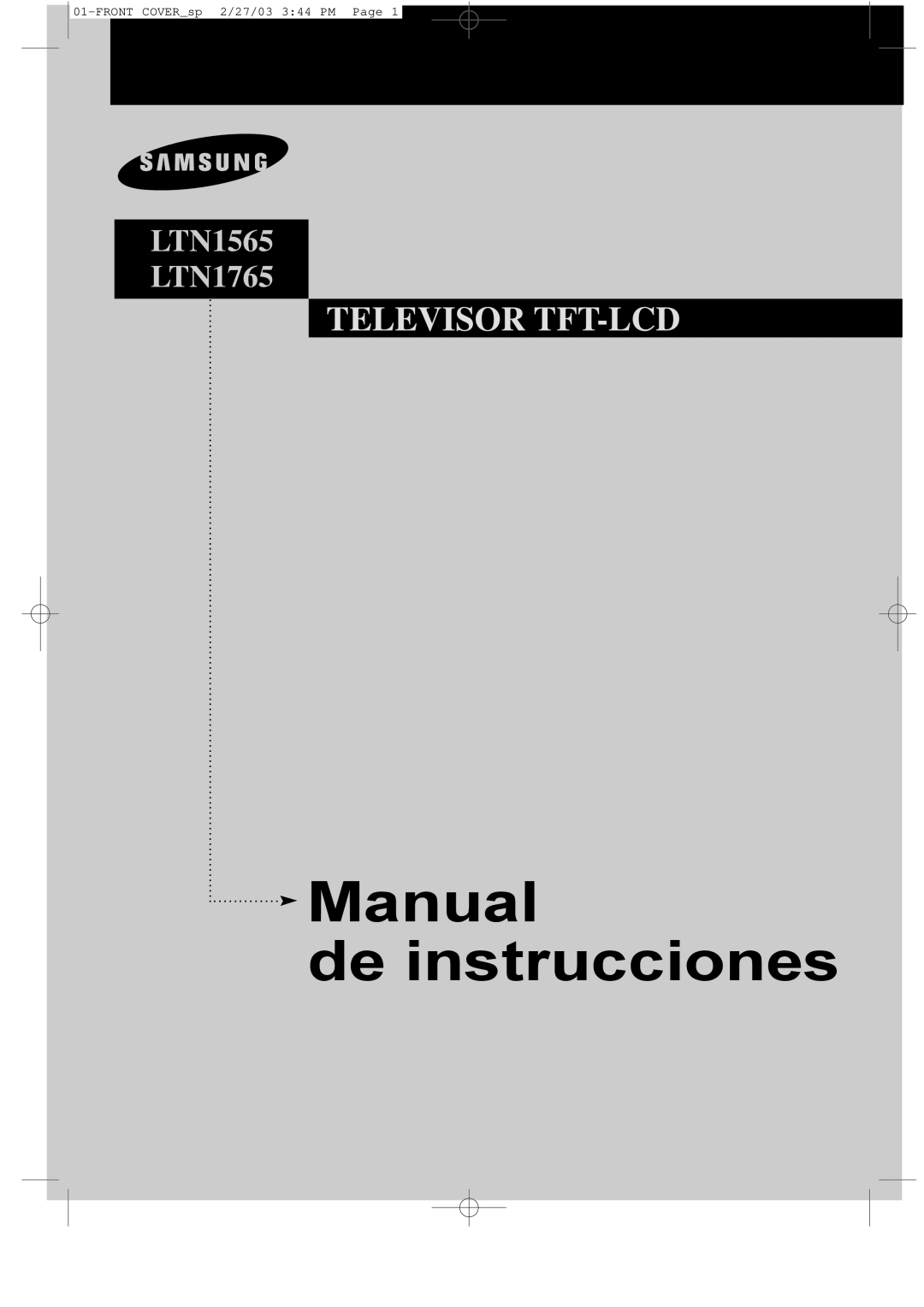 Samsung LTN1565, LTN1765 manual Manual De instrucciones 