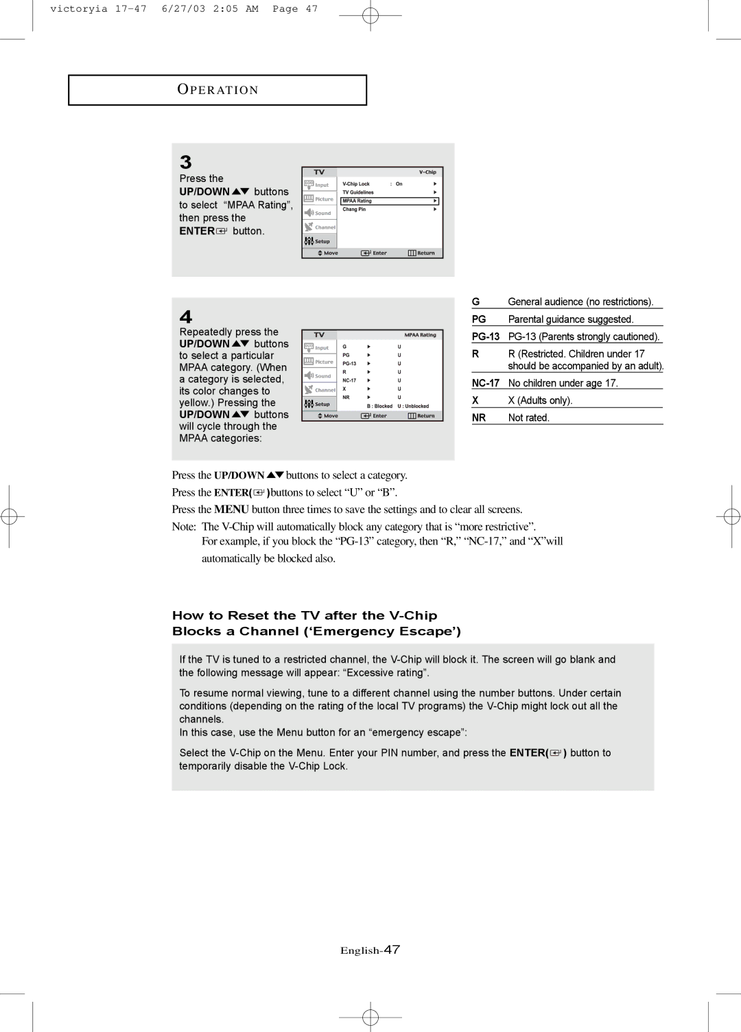 Samsung LTN1785W manual Enter 