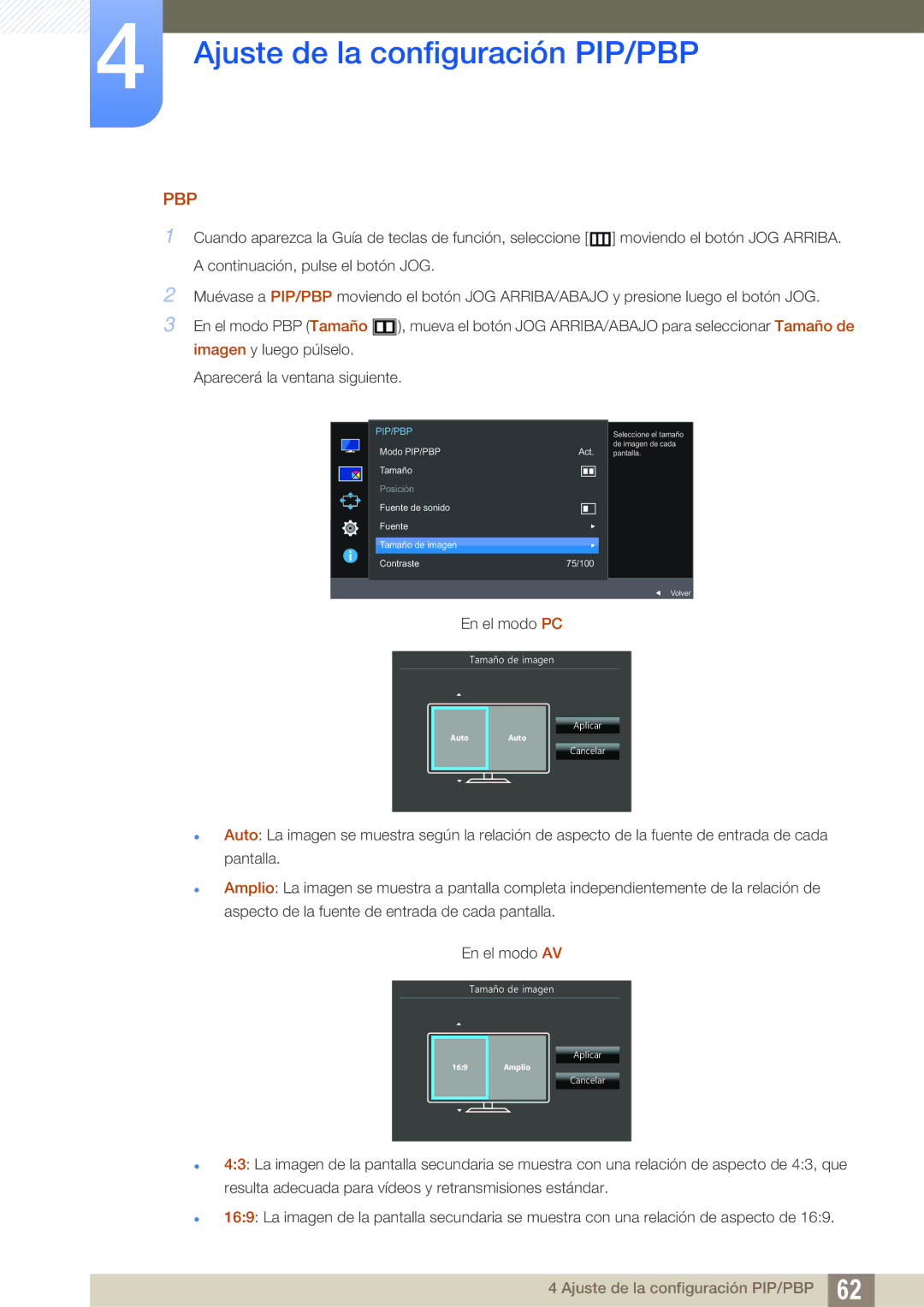 Samsung LU24E590DS/EN, LU28E590DS/EN manual 7DPDxRGHLPDJHQ 