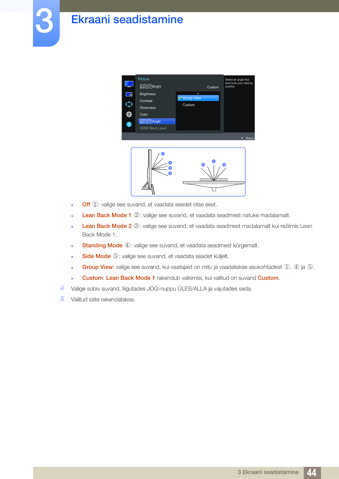 Samsung LU24E590DS/EN, LU28E590DS/EN manual Group View Custom 