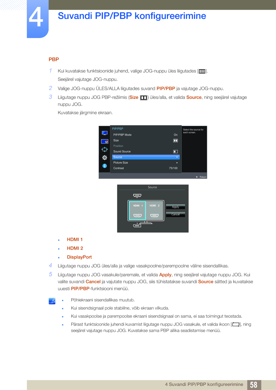 Samsung LU24E590DS/EN, LU28E590DS/EN manual Hdmi 