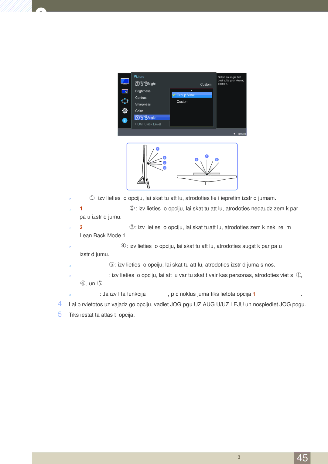 Samsung LU28E590DS/EN, LU24E590DS/EN manual Group View Custom 