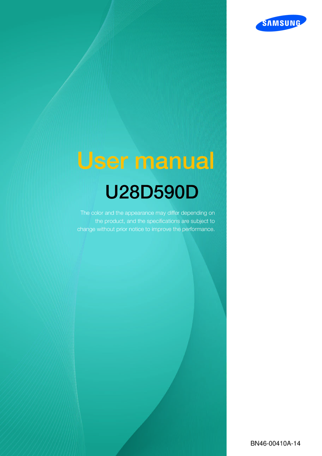 Samsung LU28D590DS/UE, LU28D590DS/EN, LU28D590DSG/XV, LU28D590DS/XV, LU28D590DS/KZ, LU28D590DS/CI, LU28D590DS/CH manual 