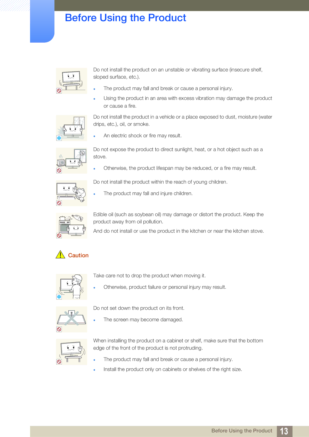 Samsung LU28D590DS/CH, LU28D590DS/EN, LU28D590DS/UE, LU28D590DSG/XV, LU28D590DS/XV  An electric shock or fire may result 