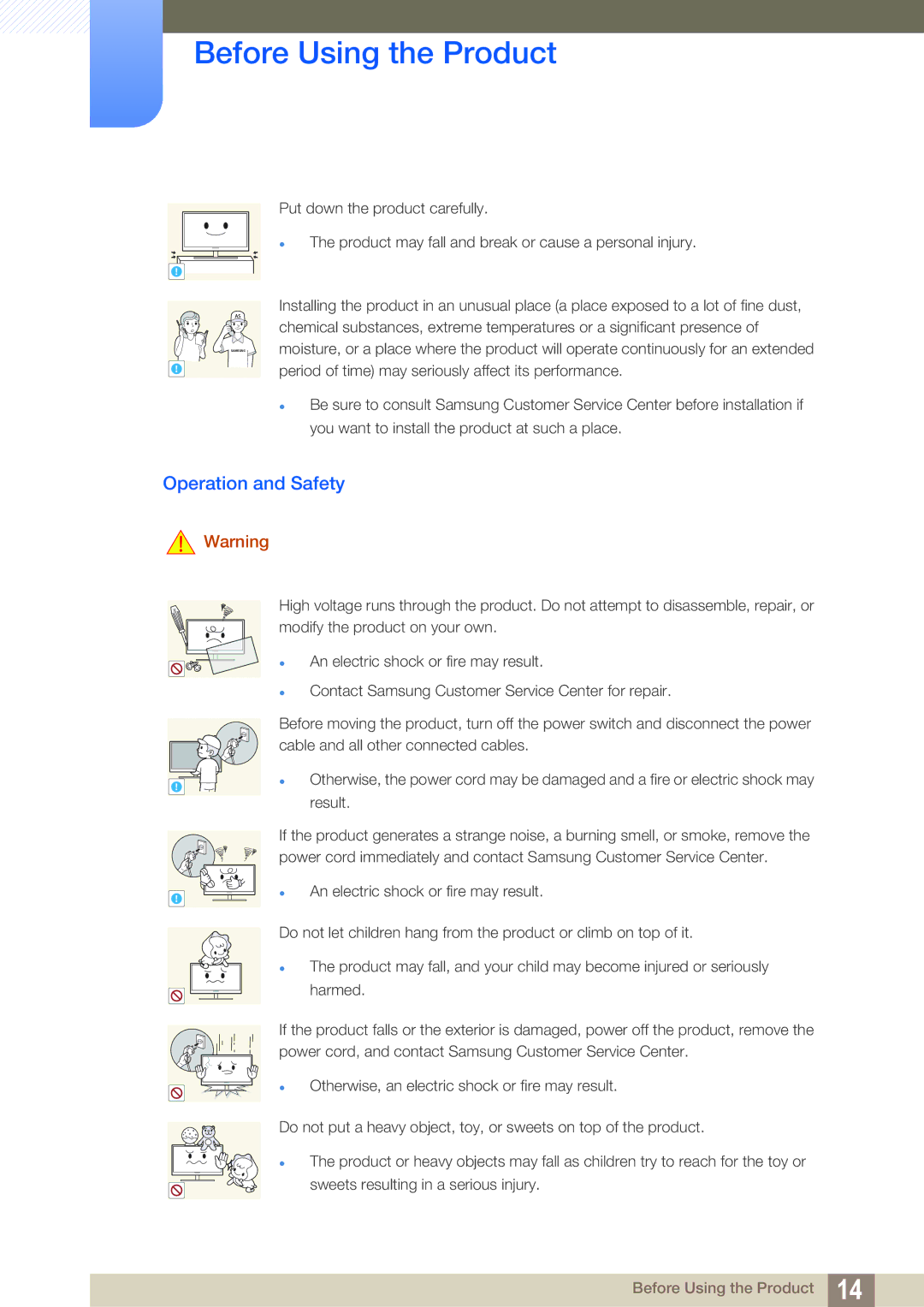 Samsung LU28D590DS/EN, LU28D590DS/UE, LU28D590DSG/XV, LU28D590DS/XV, LU28D590DS/KZ, LU28D590DS/CI manual Operation and Safety 