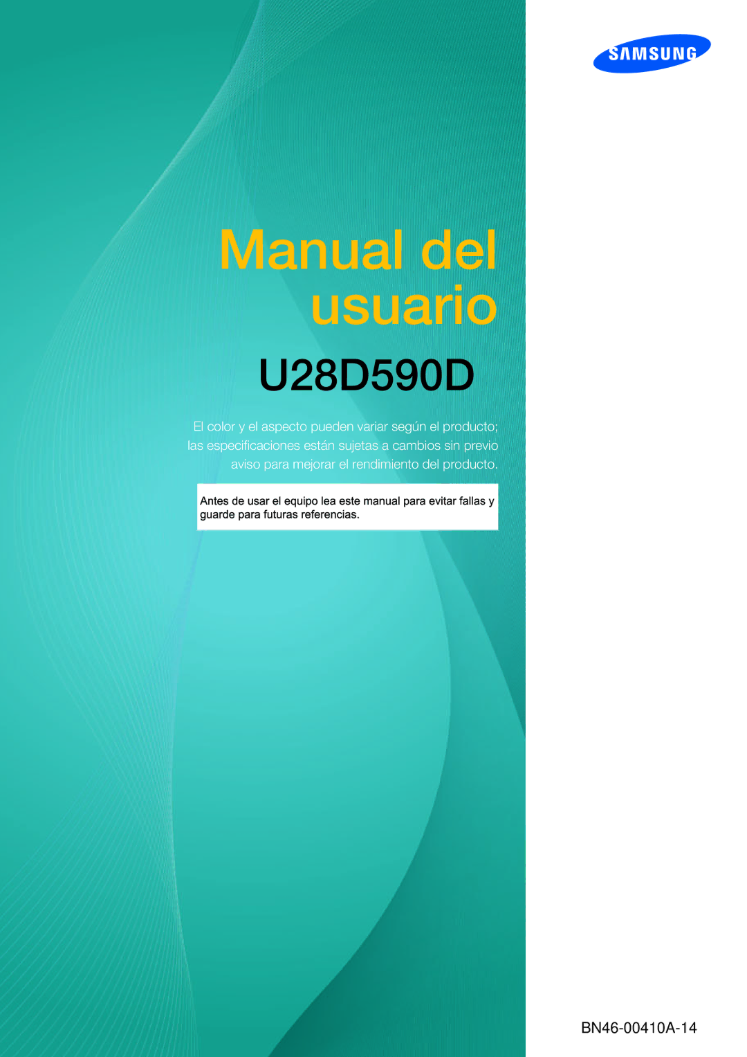 Samsung LU28D590DS/EN manual Manuale dellutente 