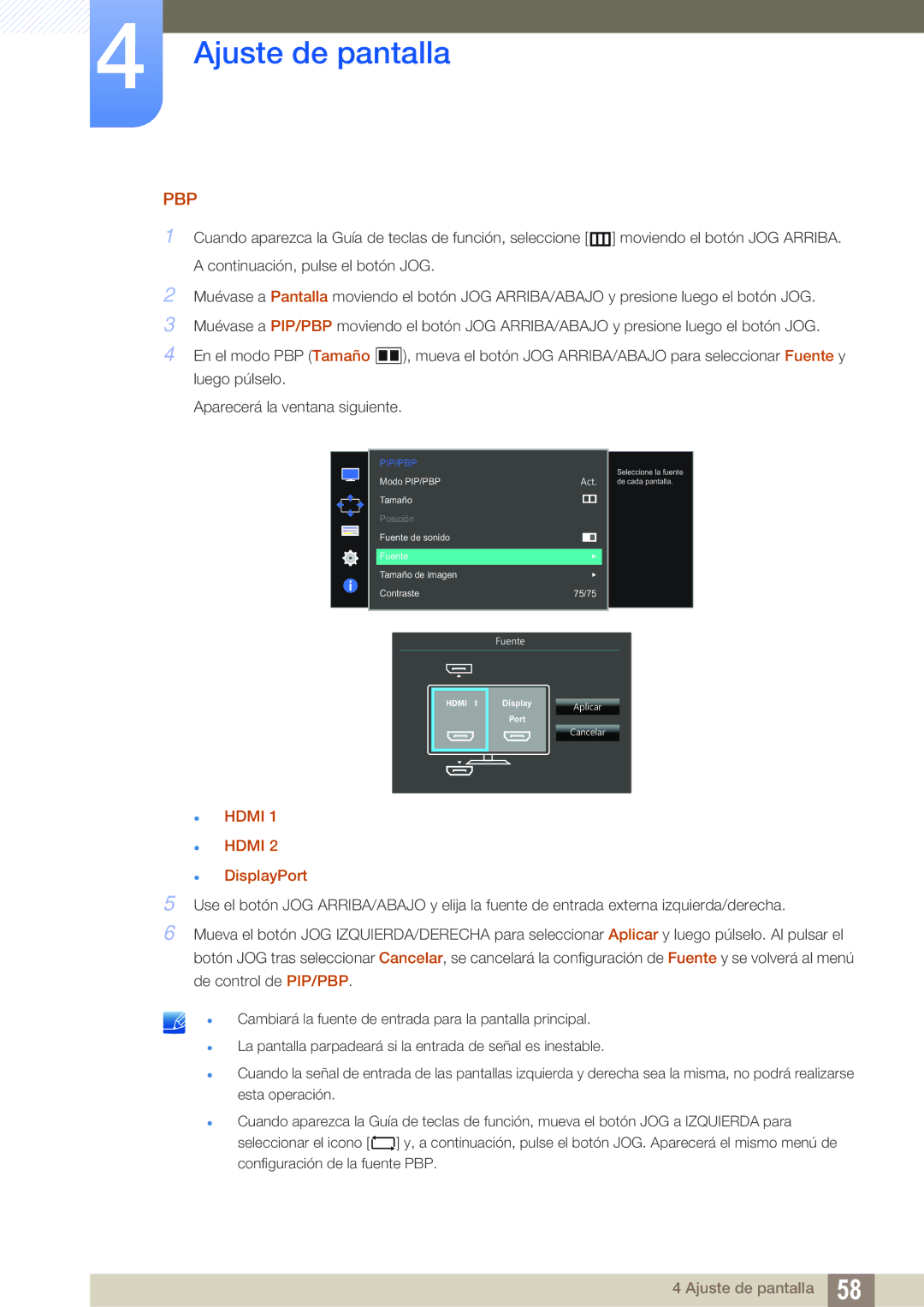 Samsung LU28D590DS/EN manual Pbp 