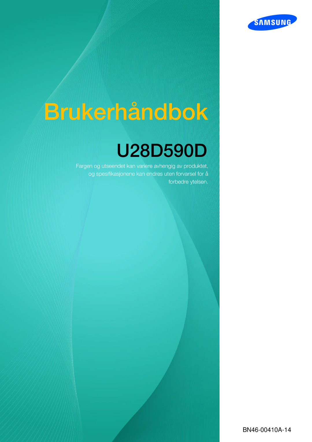 Samsung LU28D590DS/EN manual Brukerhåndbok 