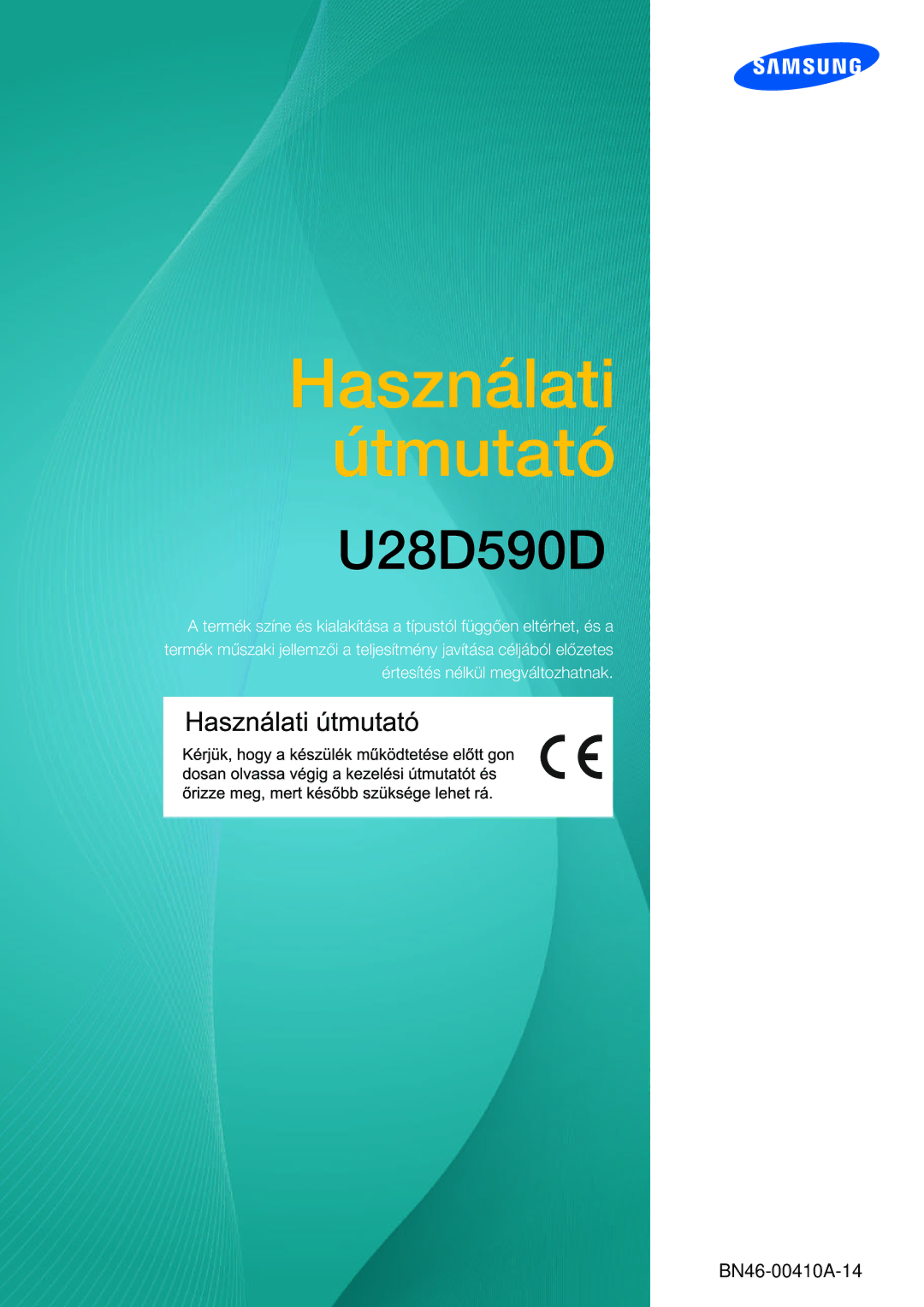 Samsung LU28D590DS/EN manual Használati Útmutató 