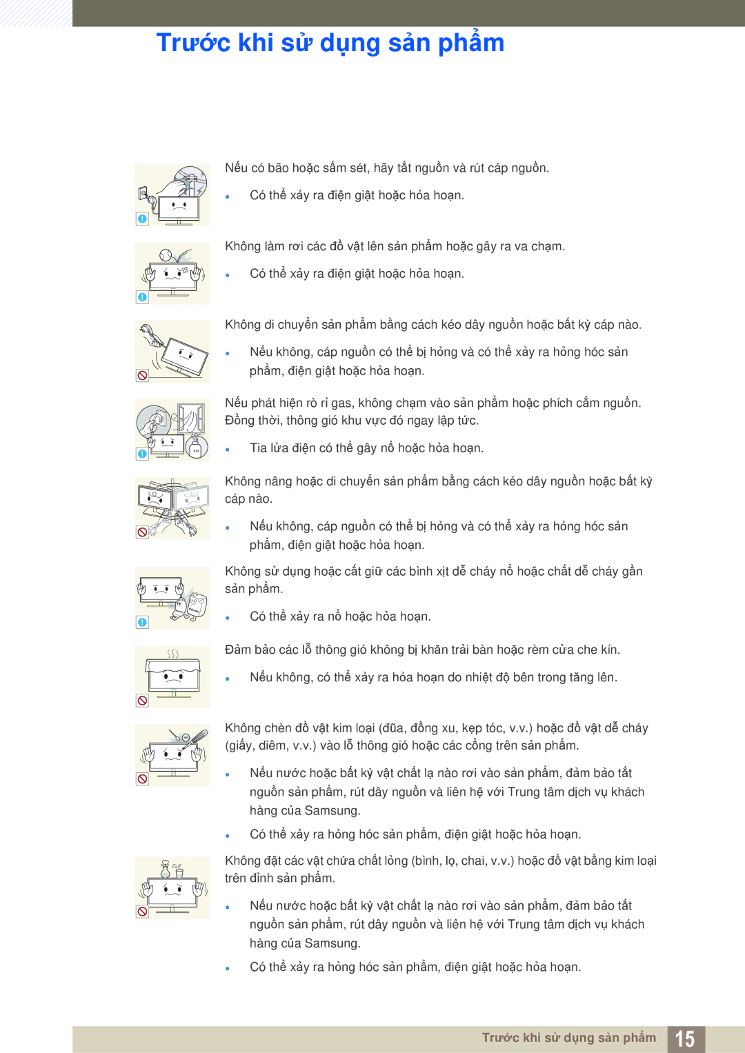 Samsung LU28D590DS/XV, LU28D590DSG/XV manual Gas 