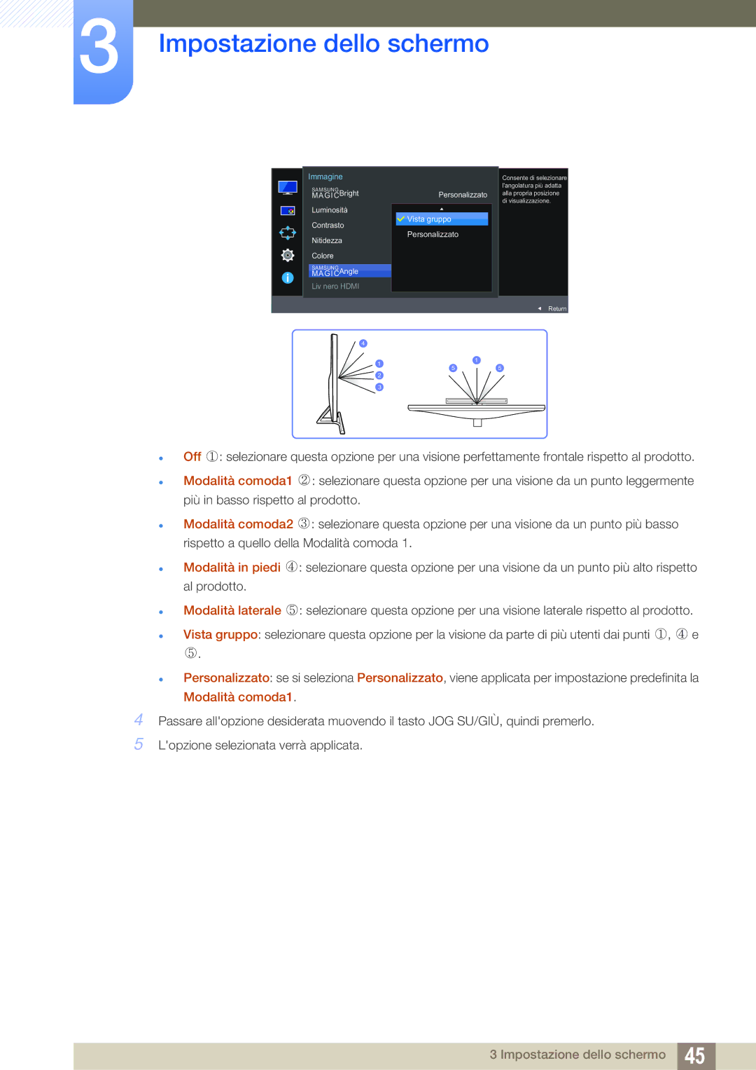 Samsung LU28E590DS/EN manual Vista gruppo Personalizzato 